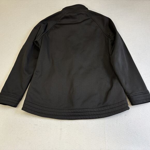 FILA Jacket Womens Large Black Full Zip Mock Neck Waterproof Pink Fleece Lined - Picture 8 of 9